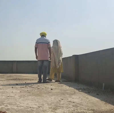 Punjabi Sardar & Sardarni’s Intimate Romance
