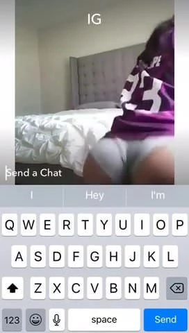 Booty snapchat