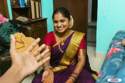 Indian Village girl enjoys Couple New home in farm house by -Snapchat143