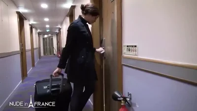 Lilia 19-year-old Moroccan girl swallows for her first porn video