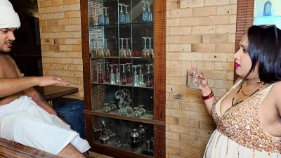 The boy fucked the big boobs Bhabhi