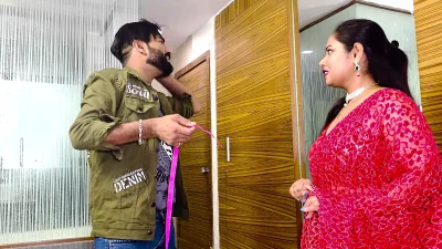 Indian trailer come to home for steaching blowuse and fuck her owner Full night sex video with huge cock hindi audio