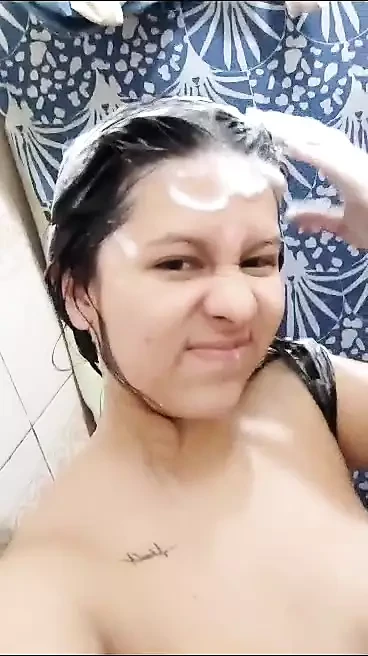 A shower alone at home Subscribe for more videos