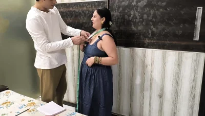 Tailor fuck indian women for stitching a dress